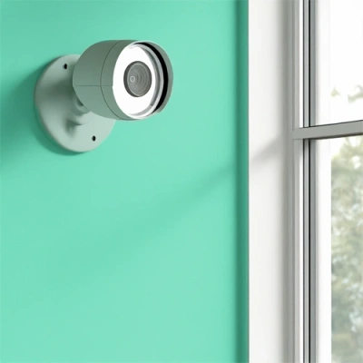 Newburgh vivint camera facing a window